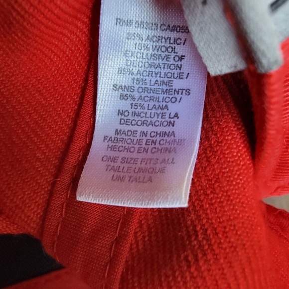 Vintage Nike Team Ohio State Buckeyes Strapback Hat Cap Red Just Do It - Picture 10 of 11